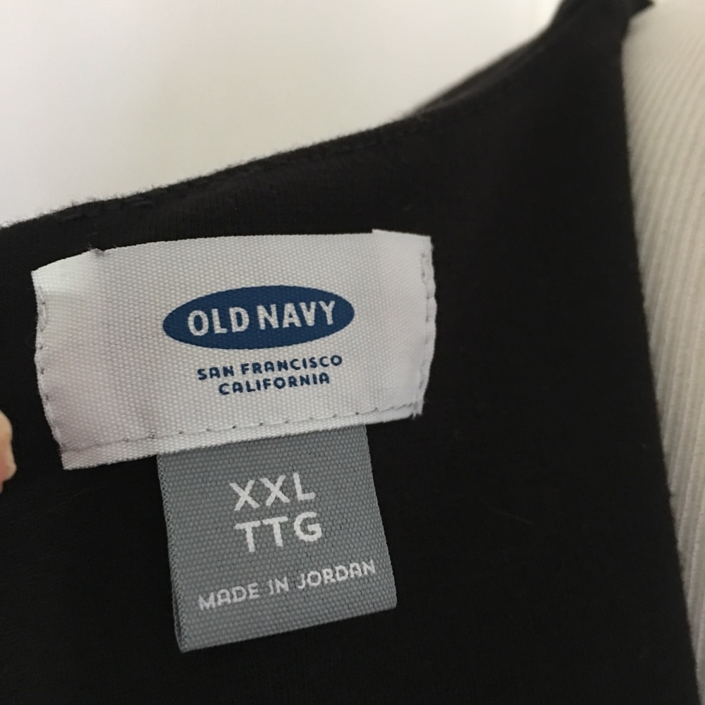 Old Navy Black Short Sleeve Dress Sz XXL - Picture 3 of 6